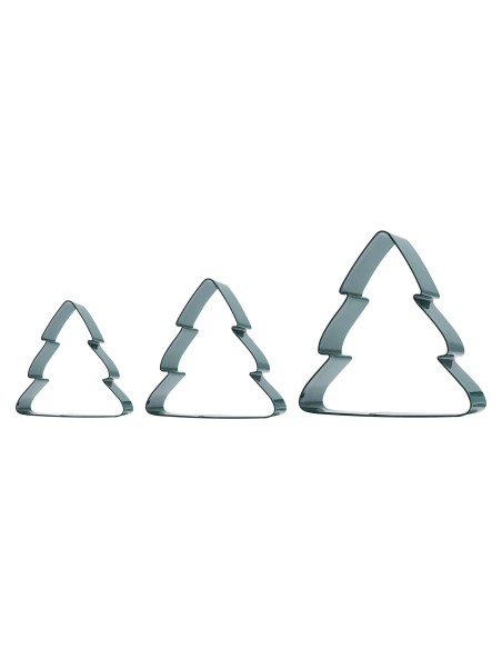 Cortador Galletas Árboles Navidad 3ud PME