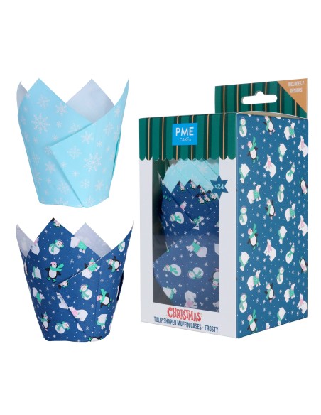Cápsulas Muffins Navideñas Congelado 24ud PME