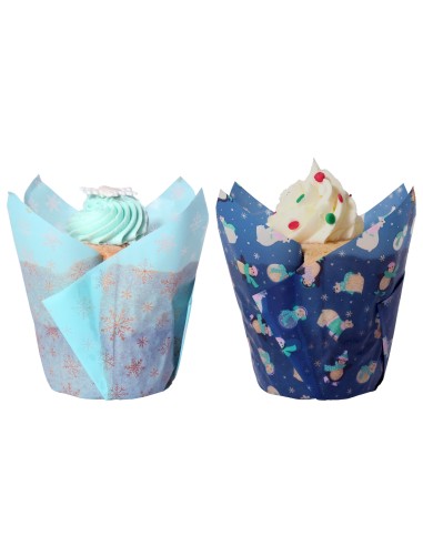 Cápsulas Muffins Navideñas Congelado 24ud PME