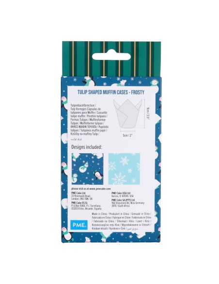 Cápsulas Muffins Navideñas Congelado 24ud PME