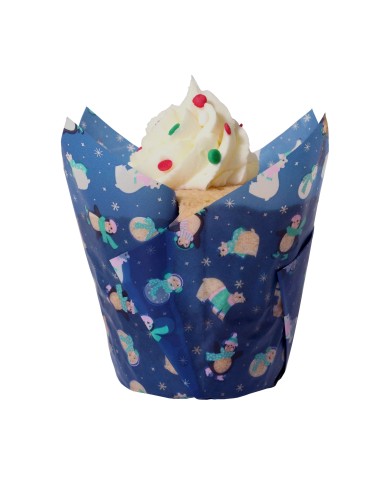 Cápsulas Muffins Navideñas Congelado 24ud PME