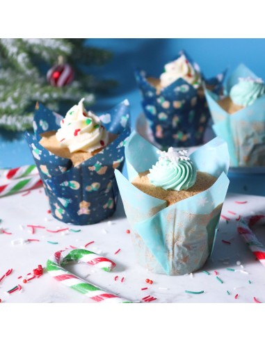 Cápsulas Muffins Navideñas Congelado 24ud PME