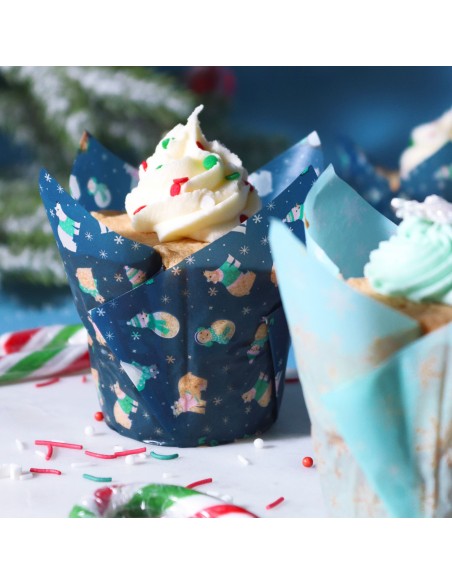 Cápsulas Muffins Navideñas Congelado 24ud PME