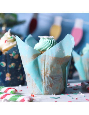 Cápsulas Muffins Navideñas Congelado 24ud PME