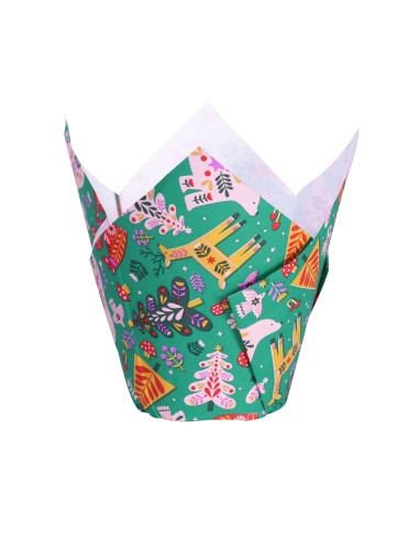 Cápsulas Muffins Navideñas Encantado 24ud PME