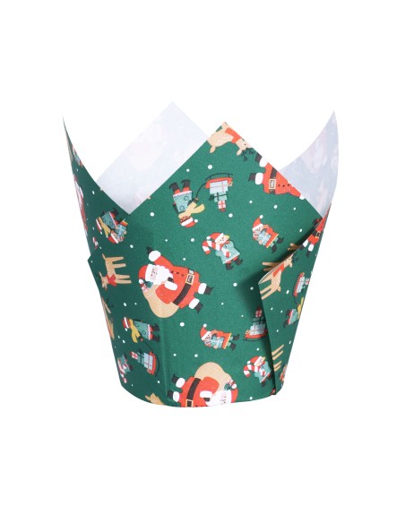 Cápsulas Muffins Navideñas Taller De Santa 24ud PME