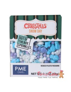 Sprinkle Navidad Día De Nieve 60g PME