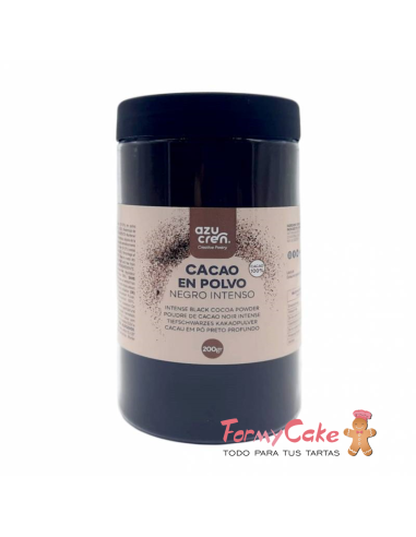 Cacao En Polvo Negro Intenso 200gr Azucren