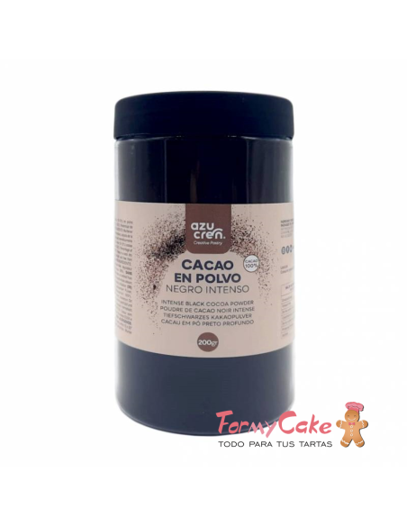 Cacao En Polvo Negro Intenso 200gr Azucren
