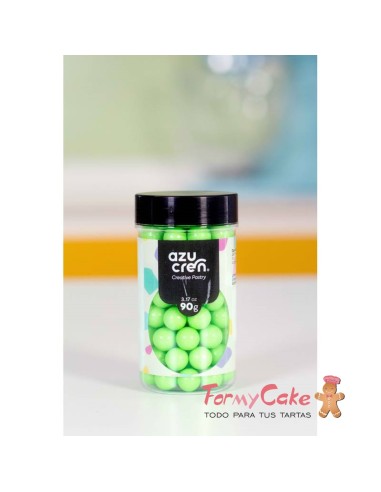 Superbola Verde Pastel 10mm 90g. Azucren