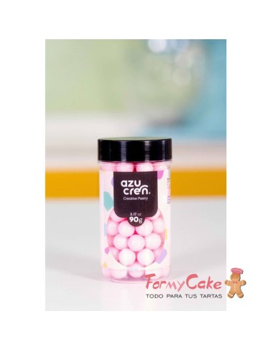 Superbola Rosa Pastel 10mm 90g. Azucren