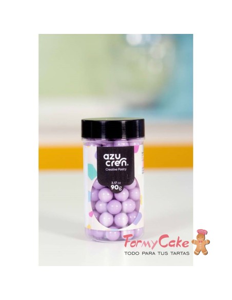 Superbola Lila Pastel 10mm 90g. Azucren