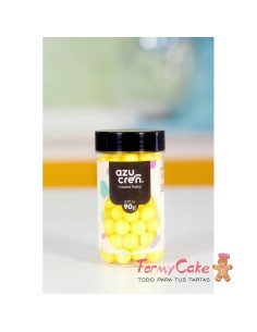 Superbola Amarillo Pastel 10mm 90g. Azucren