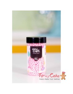 Bola Rosa Pastel 4mm 90g. Azucren