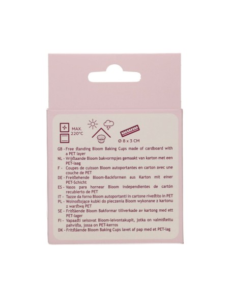 Cápsulas para Hornear Bloom Blanco 48ud. Funcakes