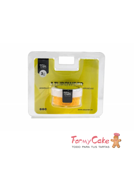 Colorante En Polvo Concentrado Amarillo 3gr Azupowder