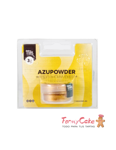Colorante En Polvo Concentrado Oro 3gr Azupowder