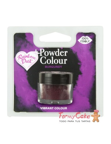 Colorante en Polvo Burgundy 2gr Rainbow Dust