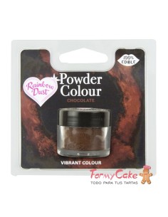 Colorante en Polvo Chocolate 2gr Rainbow Dust