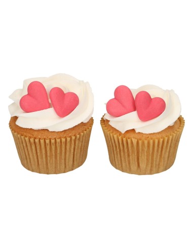 Decoraciones De Mazapán Corazón Rojo 8ud. Funcakes