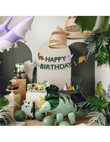 Topper Para Cupcakes Dinosaurios 6ud Partydeco