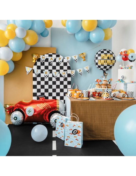 Topper Para Cupcakes Vehículos 4ud Partydeco