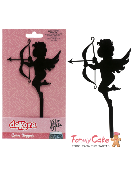 Topper Cupido Negro Dekora