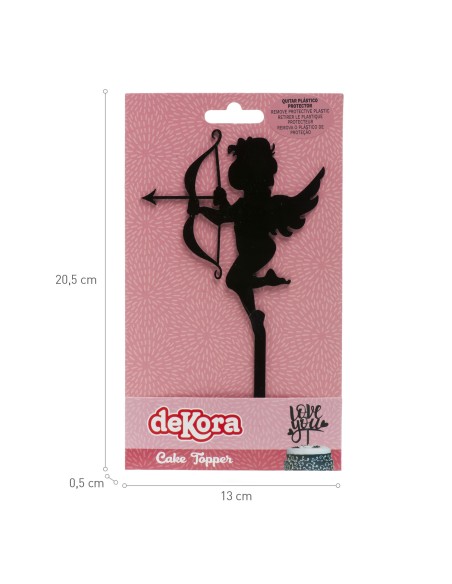 Topper Cupido Negro Dekora