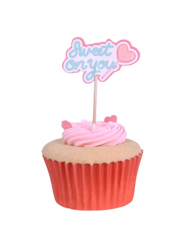 Toppers De San Valentín "Sweet On You" Para...