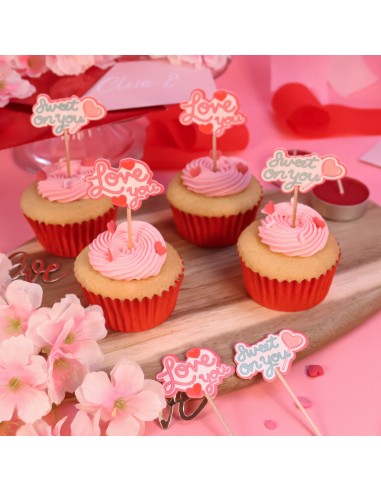 Toppers De San Valentín "Sweet On You" Para...