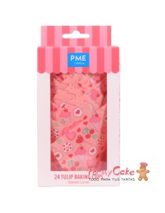 Cápsulas Muffins Dulce Amor 24uds PME