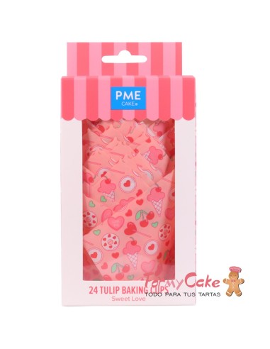 Cápsulas Muffins Dulce Amor 24uds PME