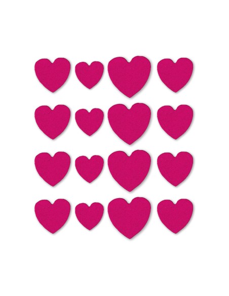 Decoraciones De Azucar Corazón Rojo 16ud. Decora