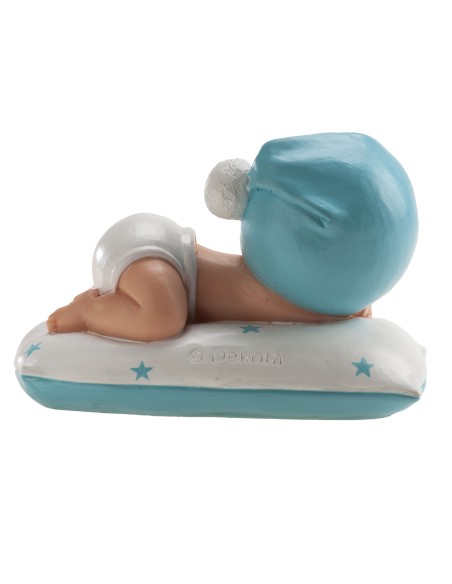 Figura para Tarta Bautizo Niño Dormido Pompón Dekora