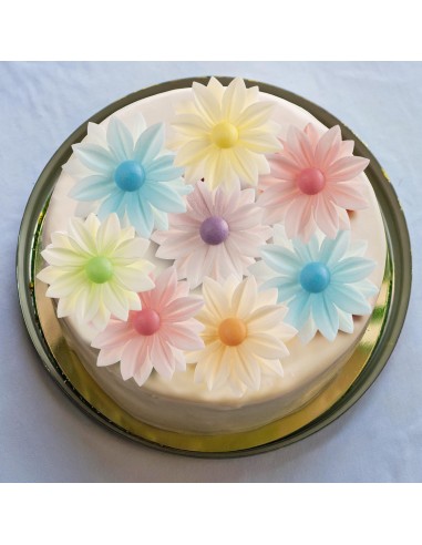 Margaritas De Oblea Colores 15uds Dekora