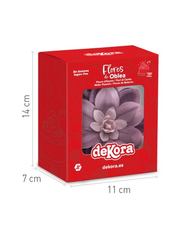 Water Lily De Oblea Color Lila Dekora