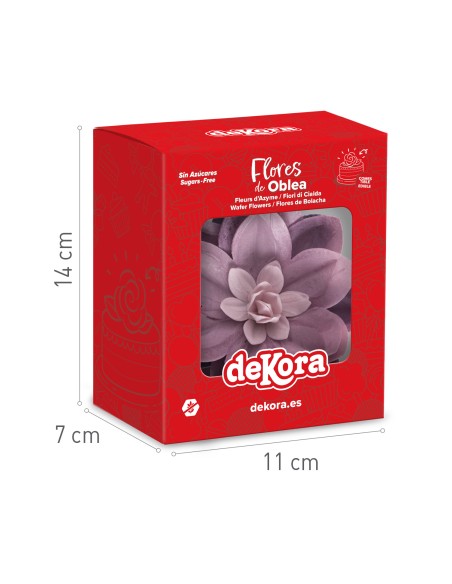 Water Lily De Oblea Color Lila Dekora