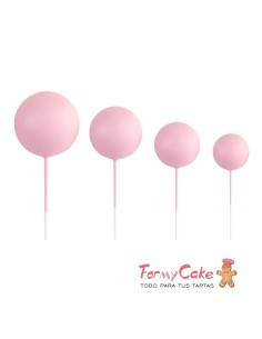 Set Bolas Rosa Claro Decorativas 20ud Azucren