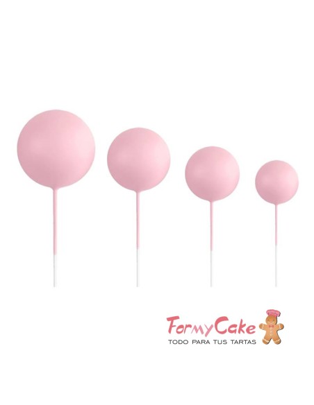 Set Bolas Rosa Claro Decorativas 20ud Azucren