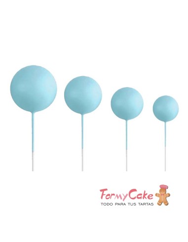 Set Bolas Azul Claro Decorativas 20ud Azucren