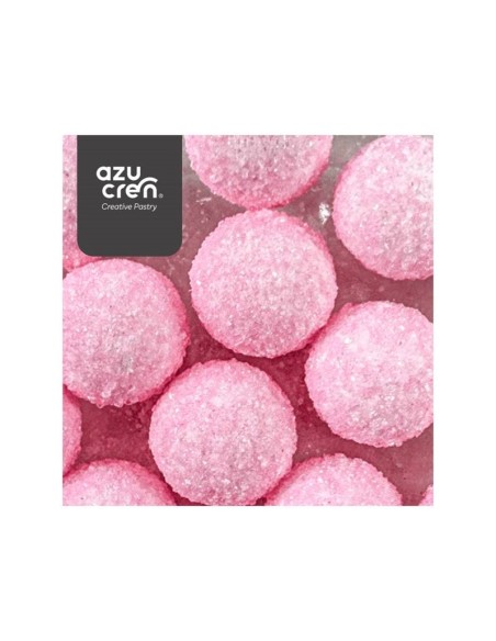 Bolas De Azucar Rosa Bebé Glitter 60g. Azucren