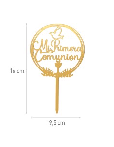 Topper Acrílico Mi Primera Comunión Dekora 2