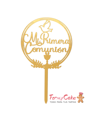 Topper Acrílico Mi Primera Comunión Dekora