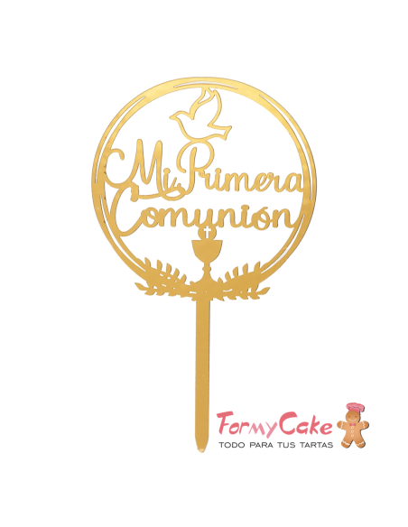 Topper Acrílico Mi Primera Comunión Dekora