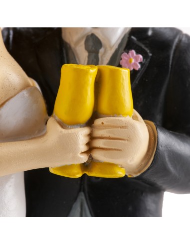 Figura para Tarta Boda "Copa y Beso" Dekora