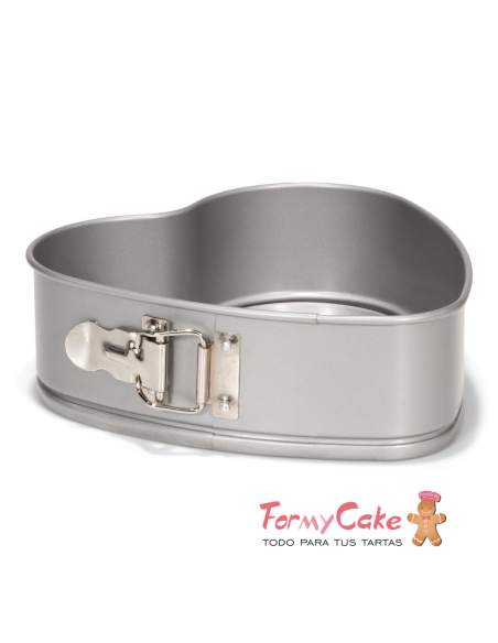 Molde Desmoldable Corazón 20cm Patisse