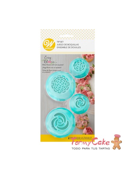 Boquillas Easy Blooms Set 4 Wilton