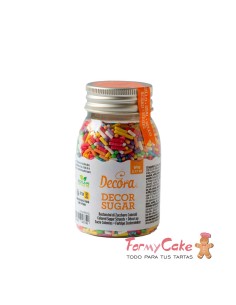 Fideos Azúcar De Colores 90gr Decora