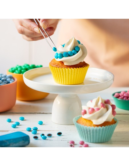 Mini Perlas de Chocolate con Leche - Verde Menta - 80gr Decora