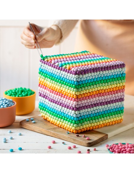 Mini Perlas de Chocolate con Leche - Turquesa - 80gr Decora